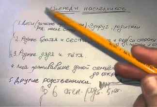 Как распределяется наследство среди родственников