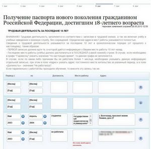 загранпаспорт нового образца сведения о трудовой деятельности